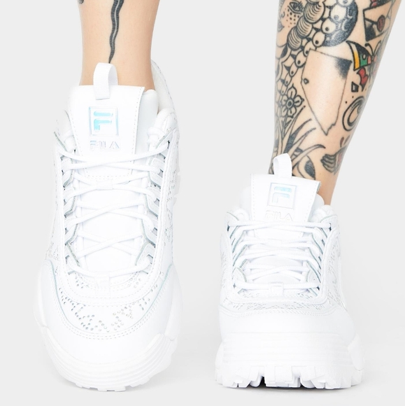Dolls Kill Fila Disruptor Sneakers Size 7.5 - Picture 3 of 10